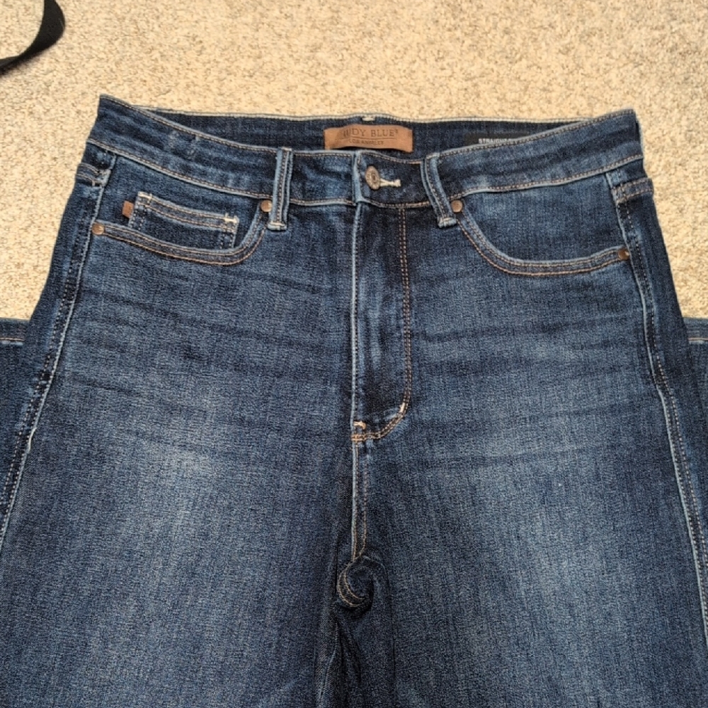 Judy Blue Dark Blue Straight Leg Jeans